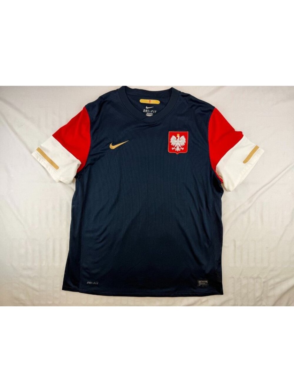 NIKE POLAND POLSKA 2010 SIZE XL JERSEY SHIRT TRIKOT FOOTBALL SOCCER Rare!